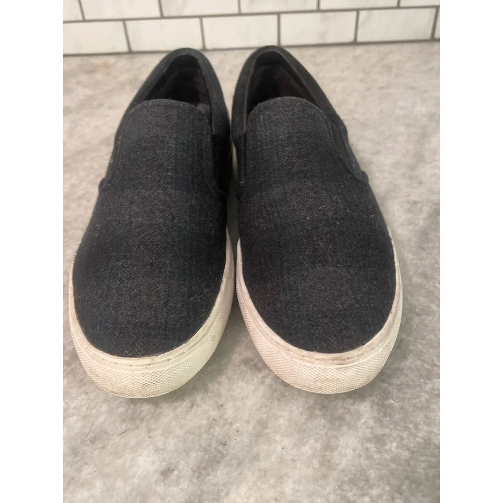HUGO Hugo Boss Shoes Mens 41 Black Slip On Sneakers Wool Leather 50298486